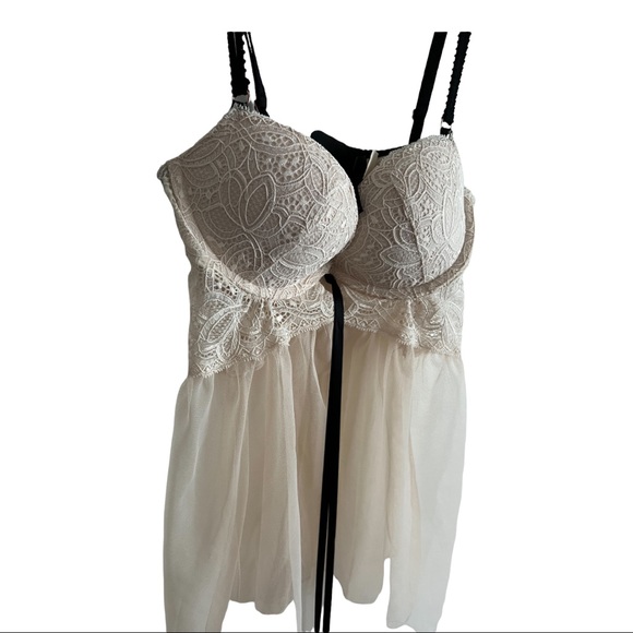 Victorias Secret Baby Doll Lingerie Top - Picture 2 of 12